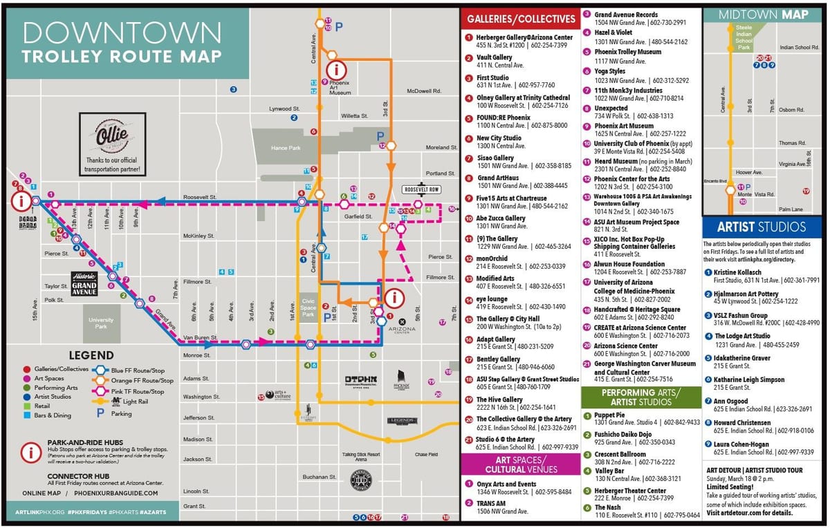 Phoenix bus system map | Phoenix Map 360