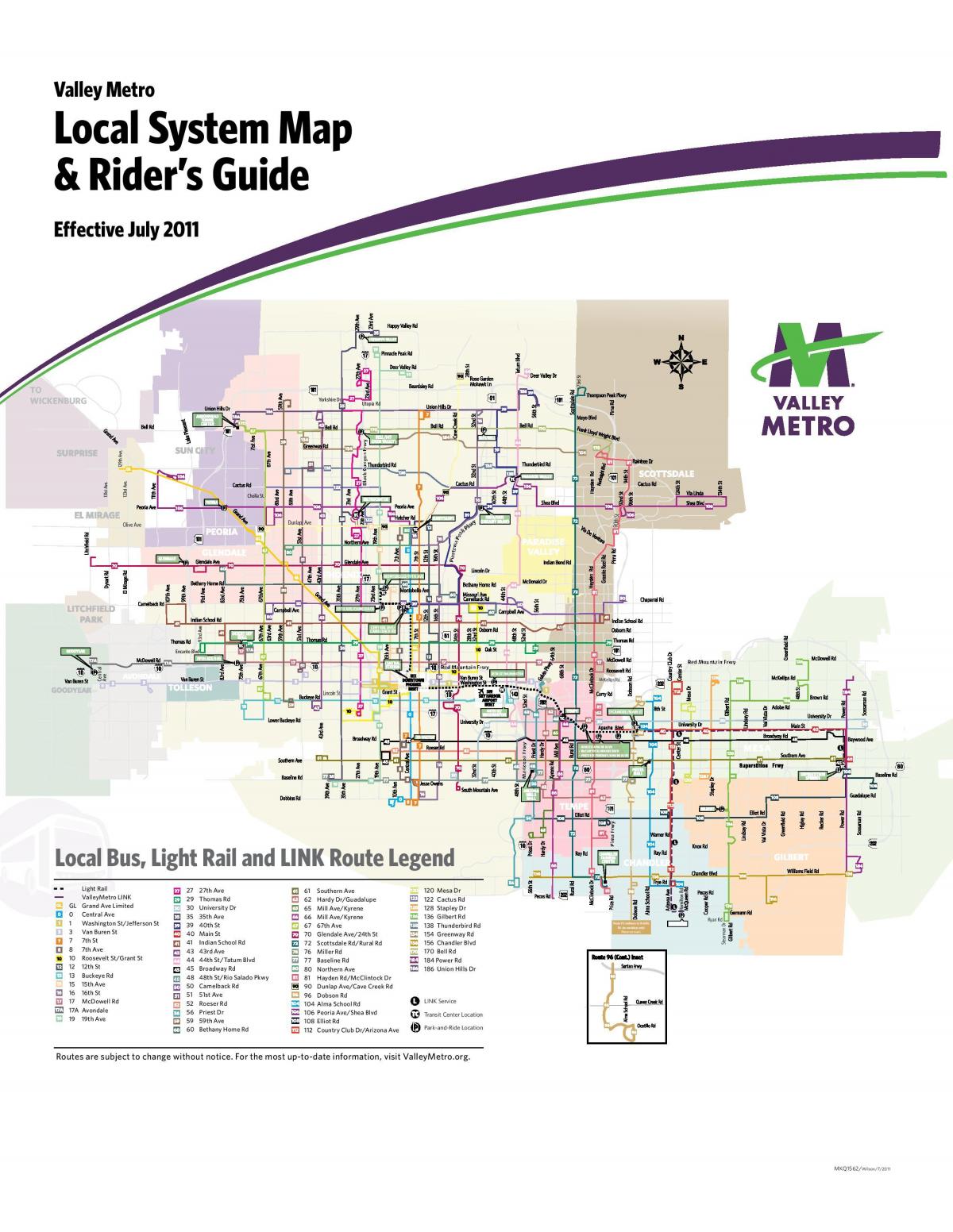 Phoenix bus station map